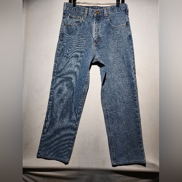 Carhartt Other - Carhartt Relaxed‎ Fit 100% cotton leather patch men's jeans US size 33 x 30